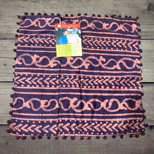 NWT Batik Fair Trade African Pillowcase GlobeIn